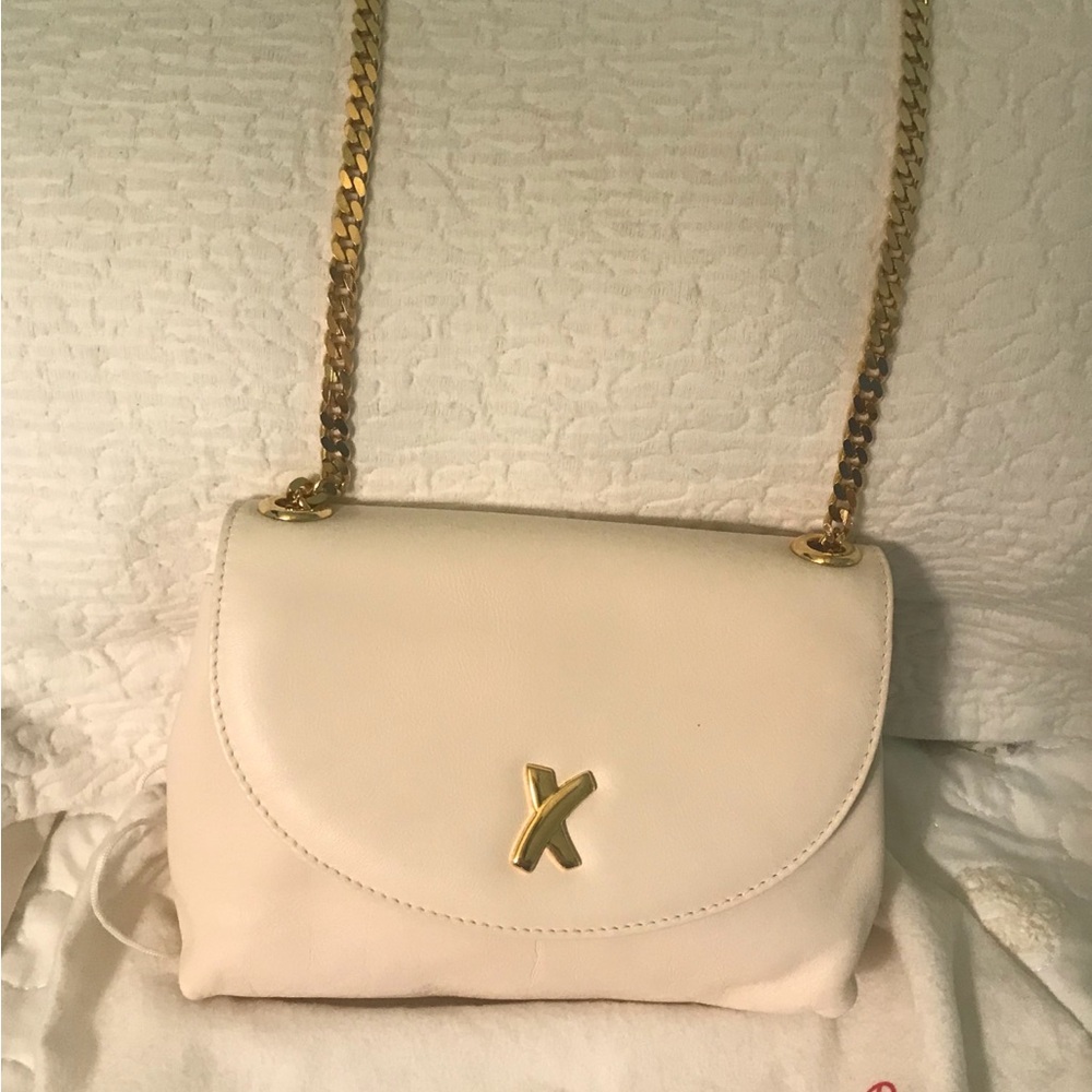 Paloma PicassoCream Leather Shoulder Purse